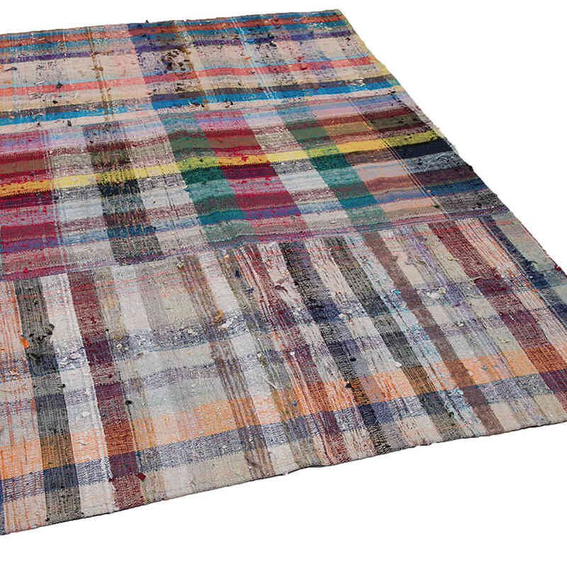 Patchwork Kilim Rug - 5' 7" x 7' 3" (67" x 87") - K0058315