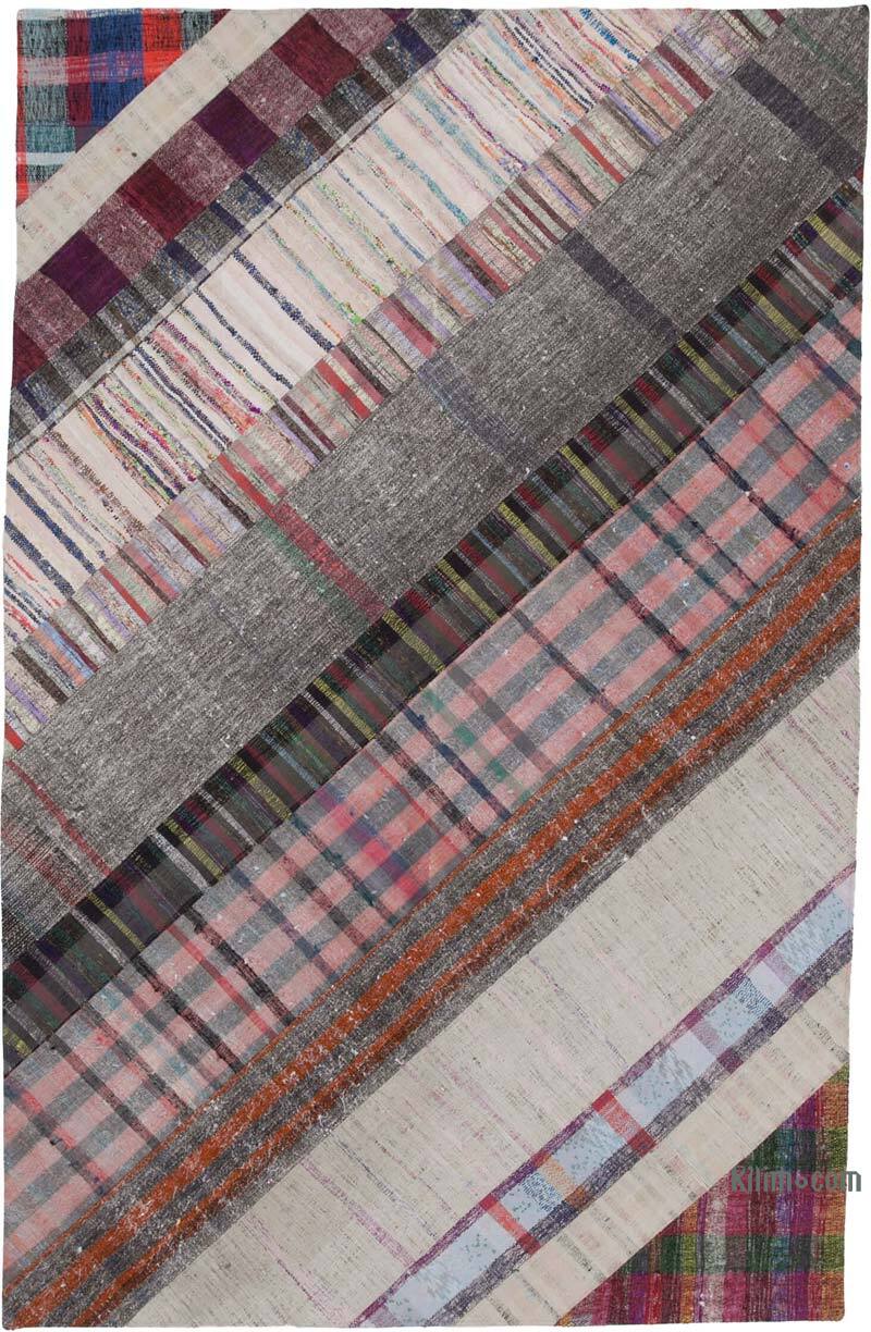 Anadolu Çaput Patchwork Kilim - 197 cm x 305 cm - K0058328