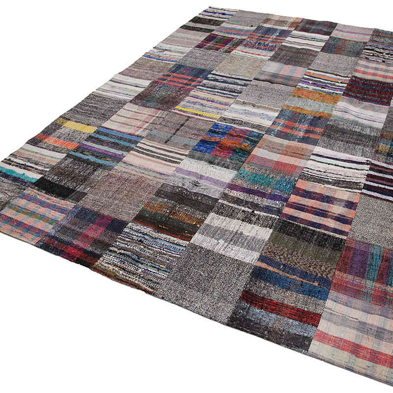 Alfombra Kilim De Retazos - 211 cm x 305 cm - K0058345