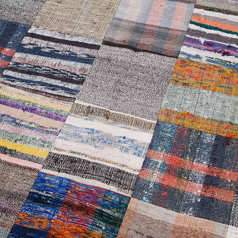Alfombra Kilim De Retazos - 211 cm x 305 cm - K0058345
