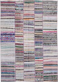 Anadolu Çaput Patchwork Kilim - 198 cm x 281 cm
