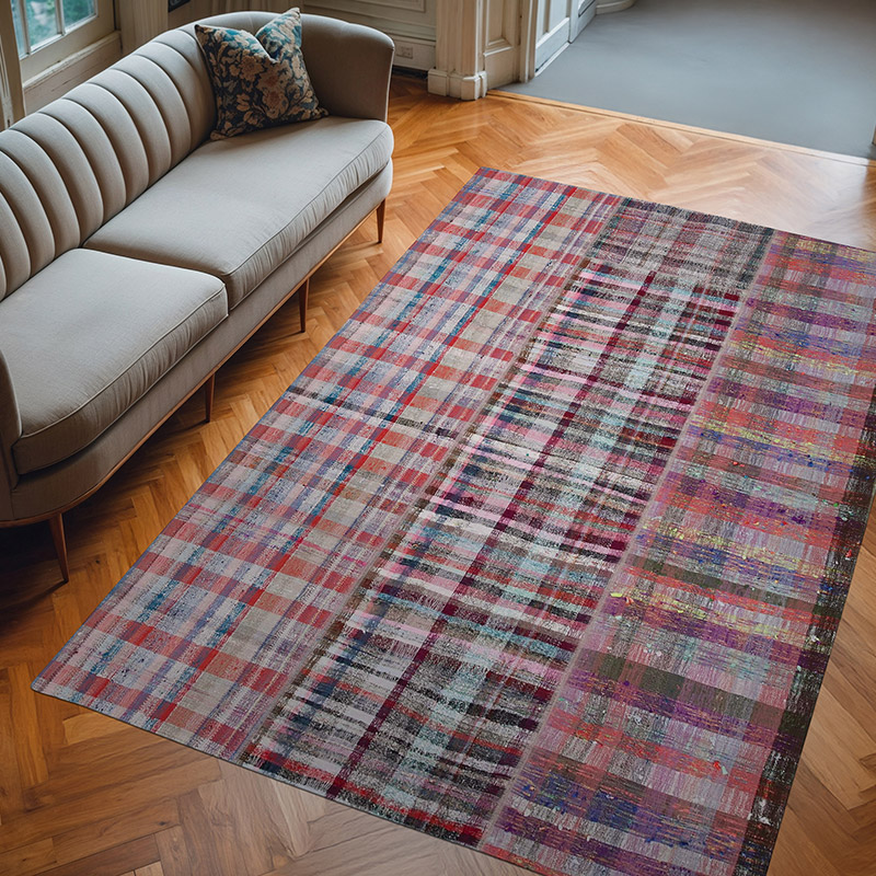 Patchwork Kilim Rug - 6' 6" x 9' 9" (78" x 117") - K0058354