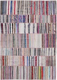 Patchwork Kilim Rug - 6' 7" x 9' 4" (79" x 112")