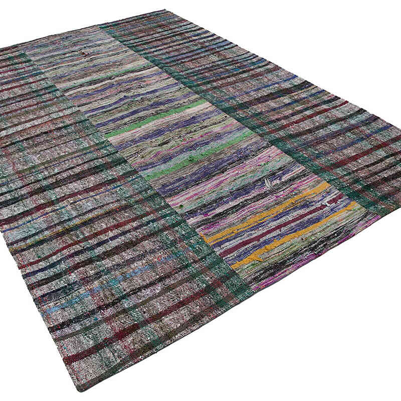 Alfombra Kilim De Retazos - 202 cm x 291 cm - K0058368