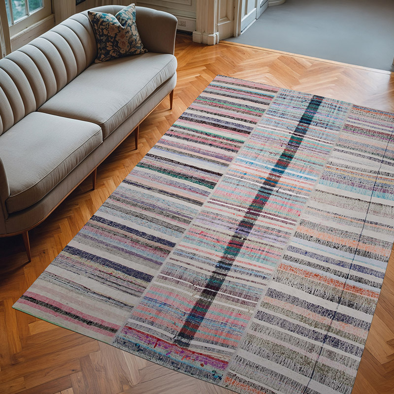 Alfombra Kilim De Retazos - 203 cm x 299 cm - K0058372