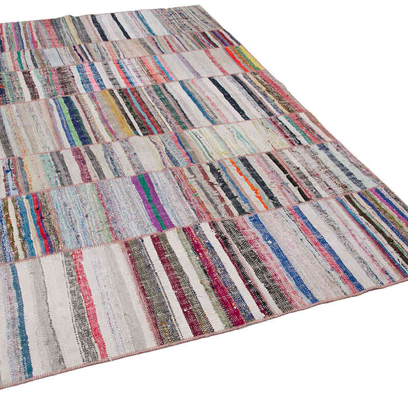 Alfombra Kilim De Retazos - 195 cm x 290 cm - K0058392
