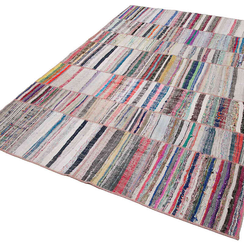 Alfombra Kilim De Retazos - 195 cm x 290 cm - K0058392