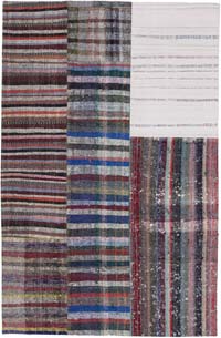 Patchwork Kilim Rug - 6' 5" x 9' 10" (77" x 118")