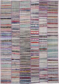Patchwork Kilim Rug - 6' 8" x 9' 7" (80" x 115")
