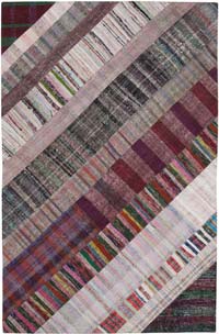 Patchwork Kilim Rug - 6' 7" x 10'  (79" x 120")