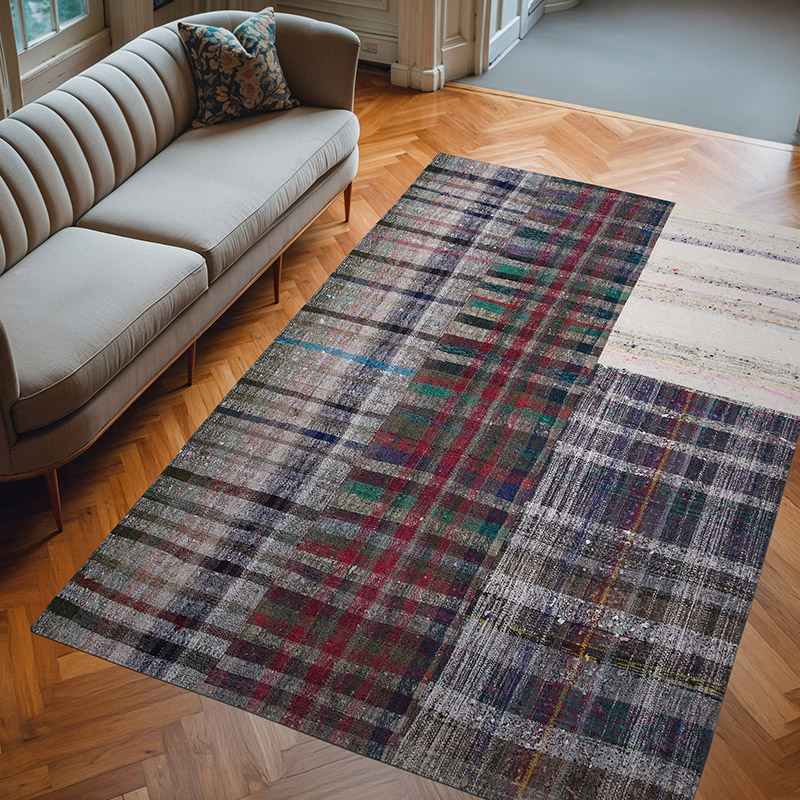 Alfombra Kilim De Retazos - 200 cm x 300 cm - K0058406