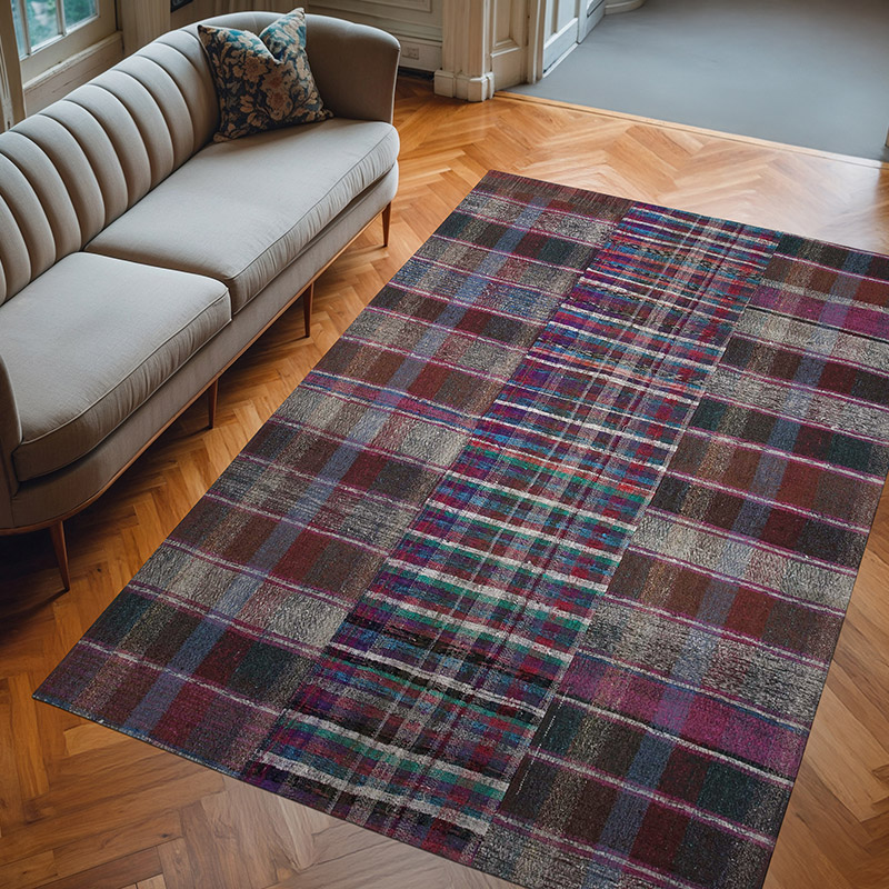 Anadolu Çaput Patchwork Kilim - 200 cm x 303 cm - K0058408