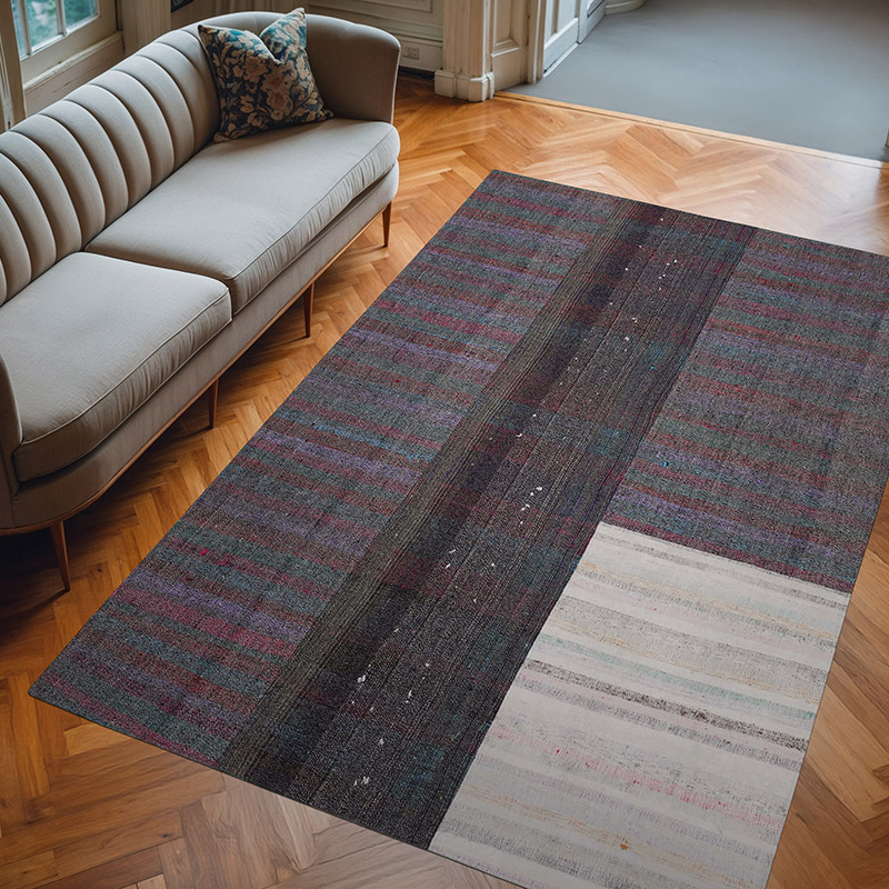 Anadolu Çaput Patchwork Kilim - 201 cm x 302 cm - K0058409