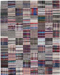 Patchwork Kilim Rug - 7' 10" x 9' 9" (94" x 117")
