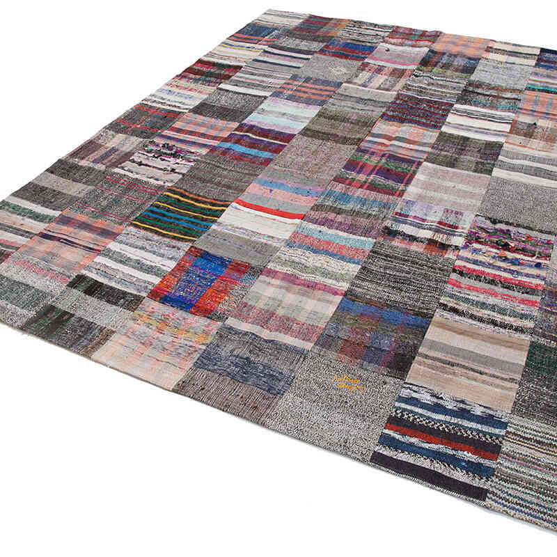 Patchwork Kilim Rug - 7' 10" x 9' 9" (94" x 117") - K0058421