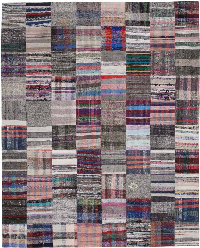 Patchwork Kilim Rug - 7' 10" x 9' 9" (94" x 117") - K0058421