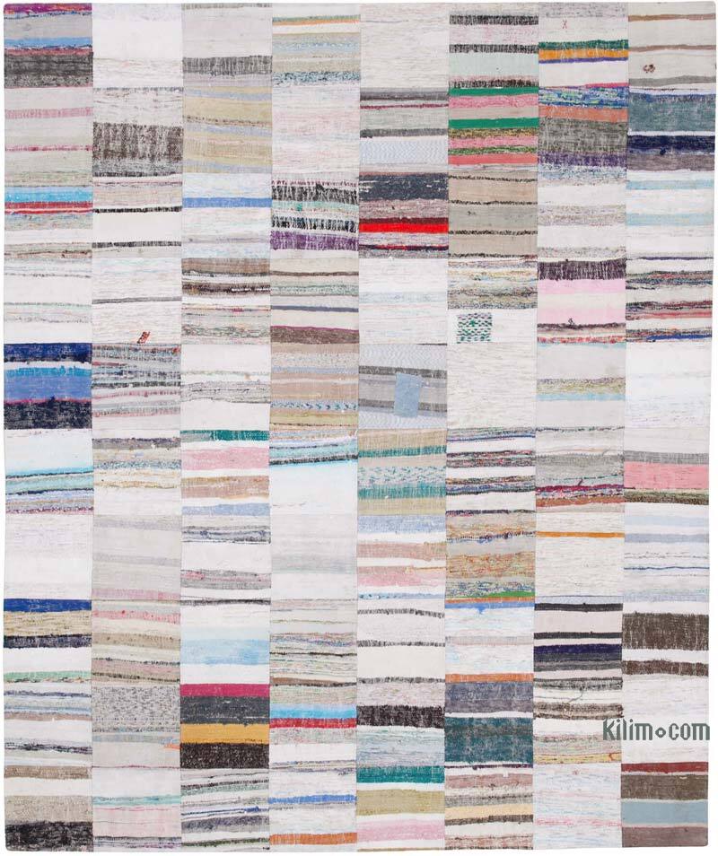 Patchwork Kilim Rug - 8' 2" x 9' 9" (98" x 117") - K0058427