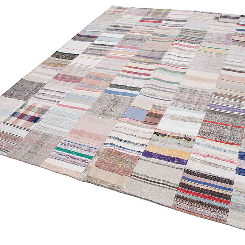 Patchwork Kilim Rug - 8' 2" x 10'  (98" x 120") - K0058428