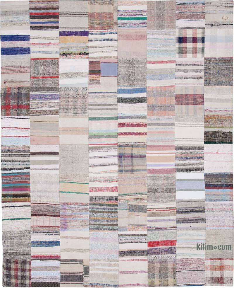 Patchwork Kilim Rug - 8' 2" x 10'  (98" x 120") - K0058428