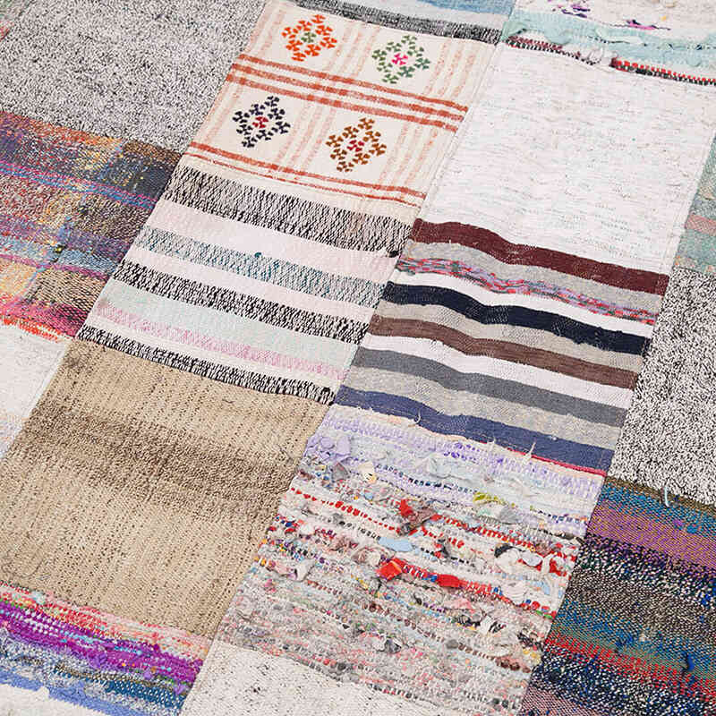 Patchwork Kilim Rug - 7' 10" x 9' 10" (94" x 118") - K0058449