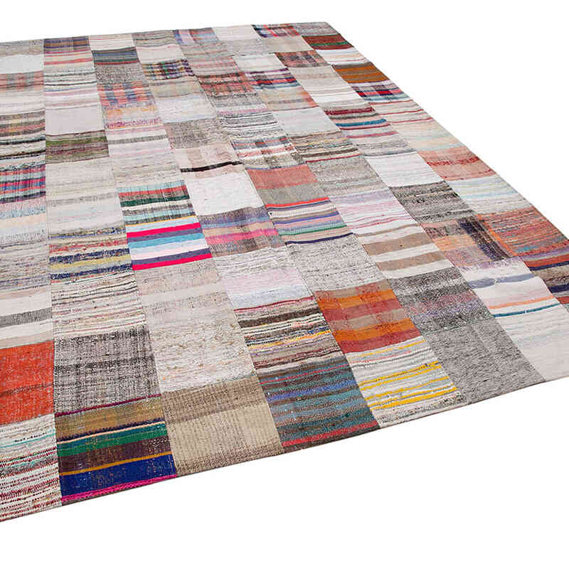 Alfombra Kilim De Retazos - 241 cm x 358 cm - K0058469