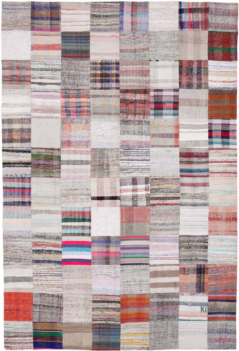 Alfombra Kilim De Retazos - 241 cm x 358 cm - K0058469