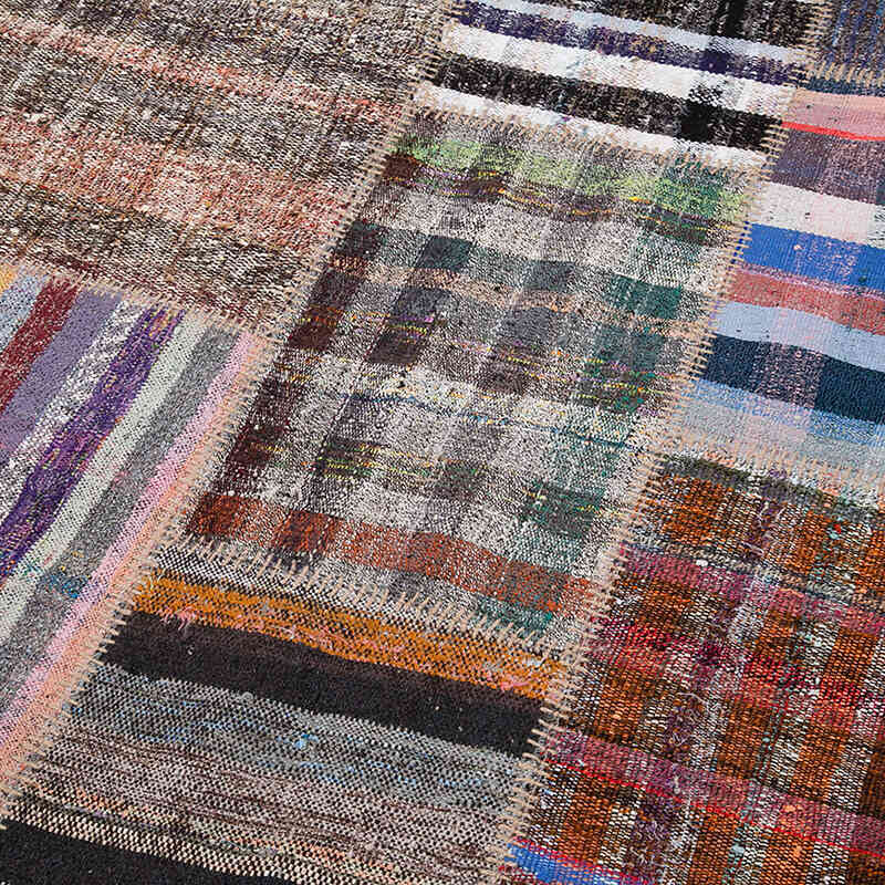 Patchwork Kilim Rug - 7' 5" x 10' 2" (89" x 122") - K0058484