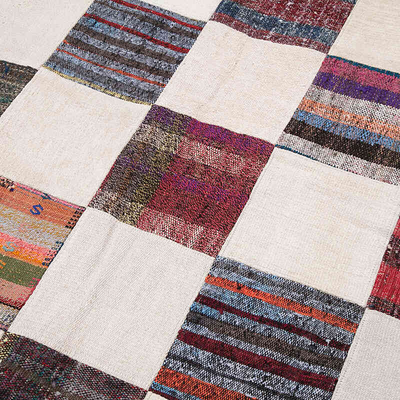 Alfombra Kilim De Retazos - 263 cm x 355 cm - K0058491