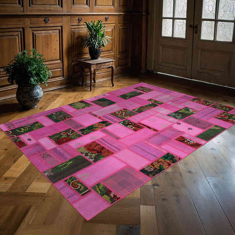Anadolu Çaput Patchwork Kilim - 171 cm x 236 cm - K0058494