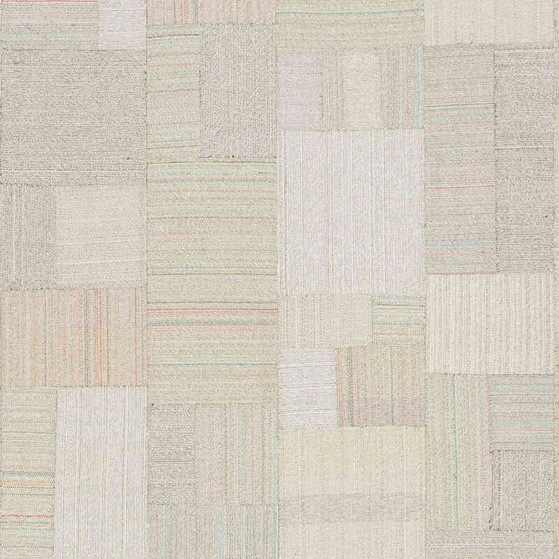 Bej Anadolu Çaput Patchwork Kilim - 316 cm x 408 cm - K0058521