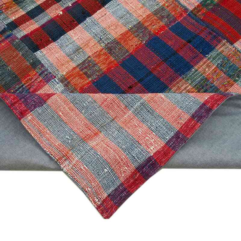 Çok Renkli Anadolu Çaput Patchwork Kilim - 236 cm x 376 cm - K0058527