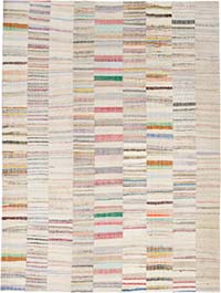 Multicolor Patchwork Kilim Rug - 10'  x 13' 5" (120" x 161")