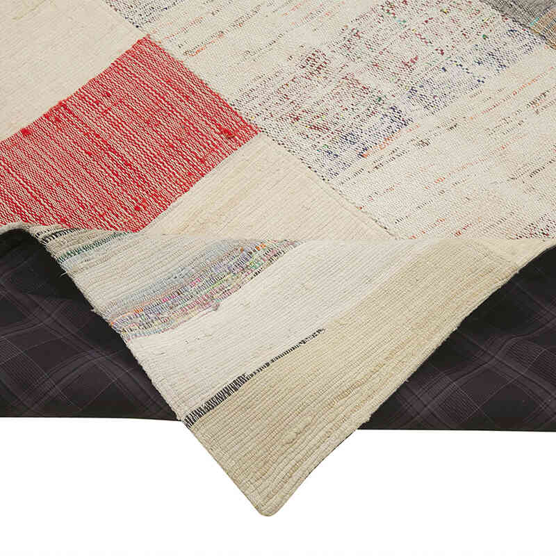 Multicolor Patchwork Kilim Rug - 5' 7" x 8' 6" (67" x 102") - K0058535
