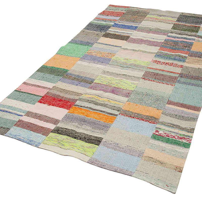 Anadolu Çaput Patchwork Kilim - 158 cm x 260 cm - K0058536