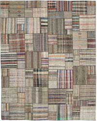 Patchwork Kilim Rug - 10' 10" x 13' 7" (130" x 163")