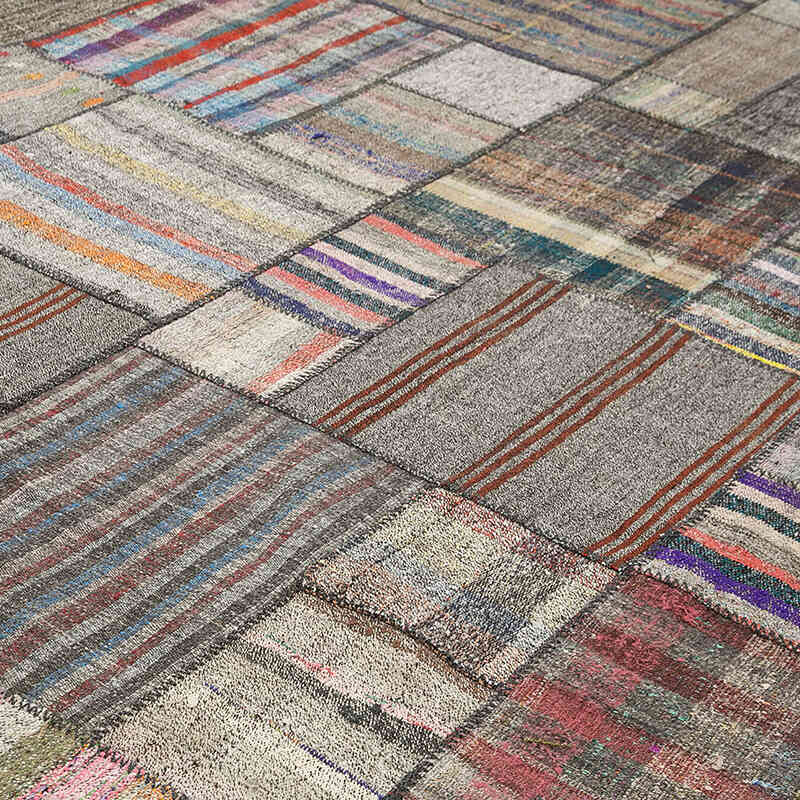 Alfombra Kilim De Retazos - 330 cm x 415 cm - K0058558