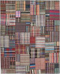 Alfombra Kilim De Retazos - 327 cm x 405 cm