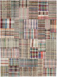 Alfombra Kilim De Retazos - 267 cm x 358 cm