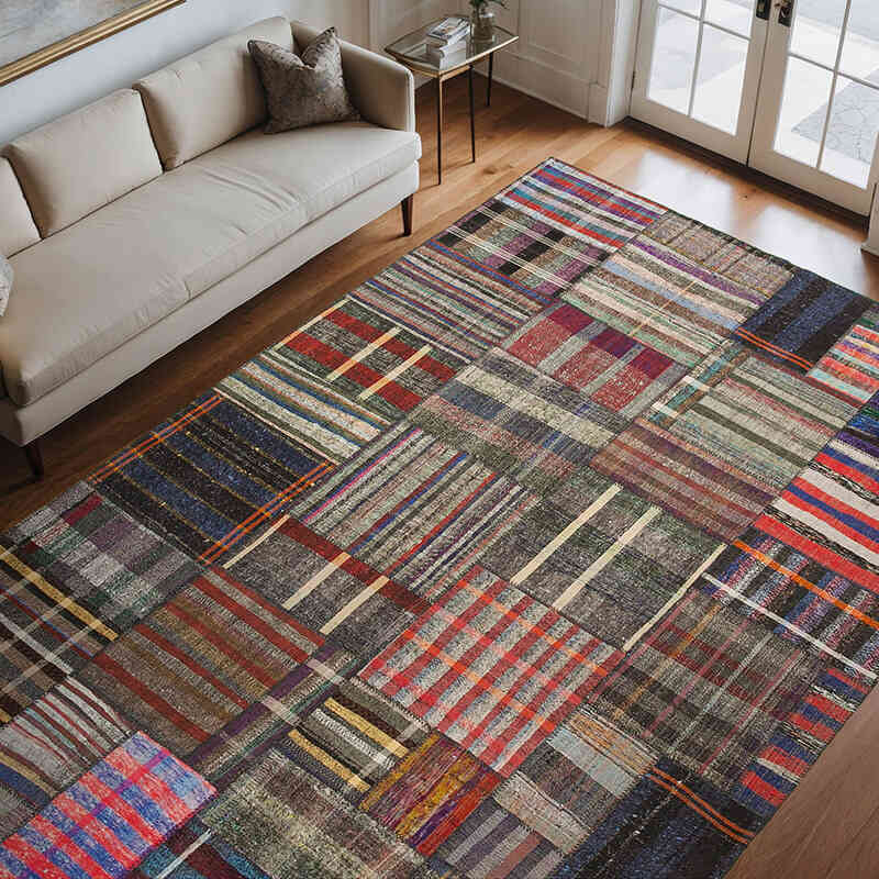 Anadolu Çaput Patchwork Kilim - 250 cm x 362 cm - K0058569