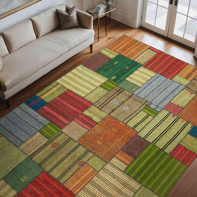 Anadolu Çaput Patchwork Kilim - 248 cm x 352 cm - K0058571
