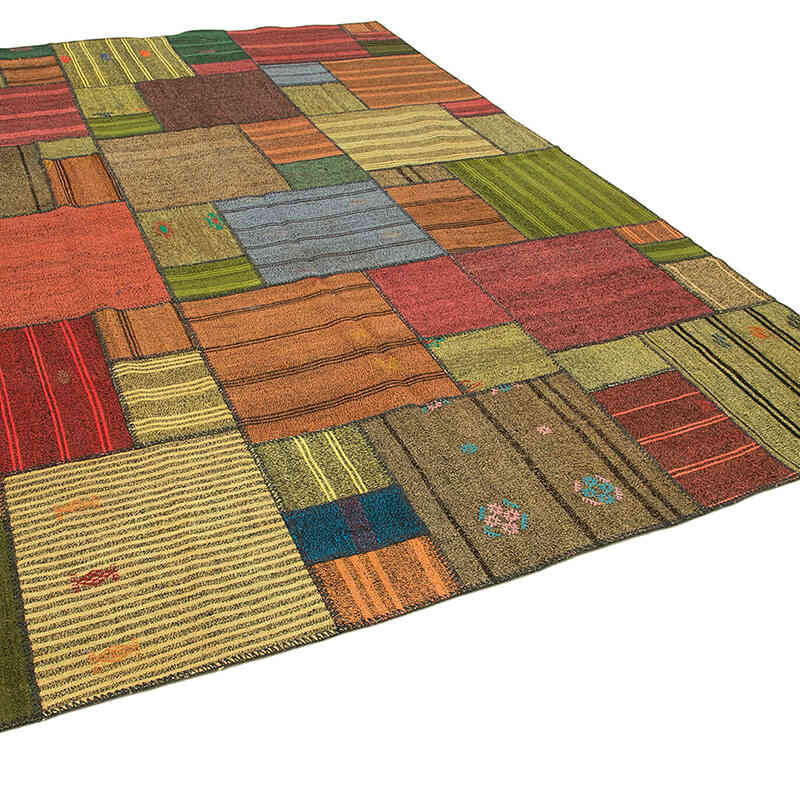 Patchwork Kilim Rug - 8' 2" x 11' 7" (98" x 139") - K0058572