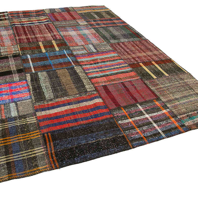 Patchwork Kilim Rug - 7' 4" x 10' 2" (88" x 122") - K0058573