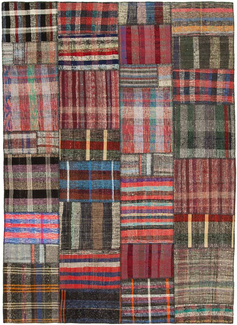 Patchwork Kilim Rug - 7' 4" x 10' 2" (88" x 122") - K0058573
