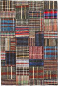 Alfombra Kilim De Retazos - 249 cm x 361 cm