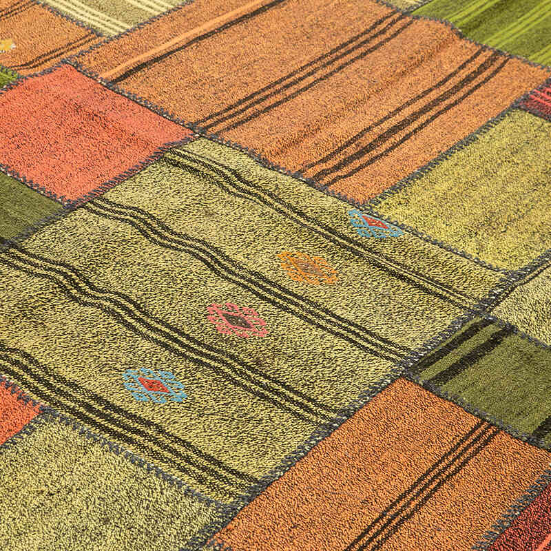 Alfombra Kilim De Retazos - 249 cm x 354 cm - K0058578