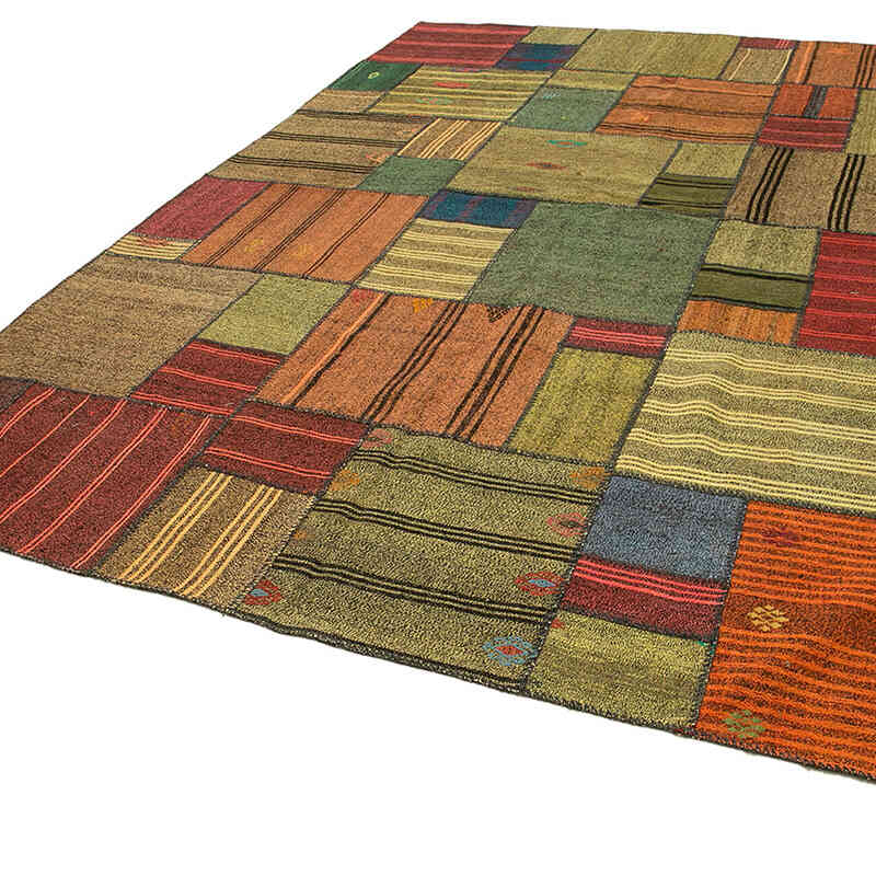 Alfombra Kilim De Retazos - 248 cm x 351 cm - K0058583