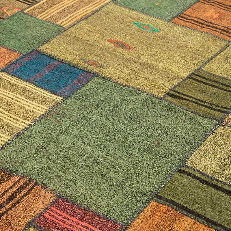Alfombra Kilim De Retazos - 248 cm x 351 cm - K0058583