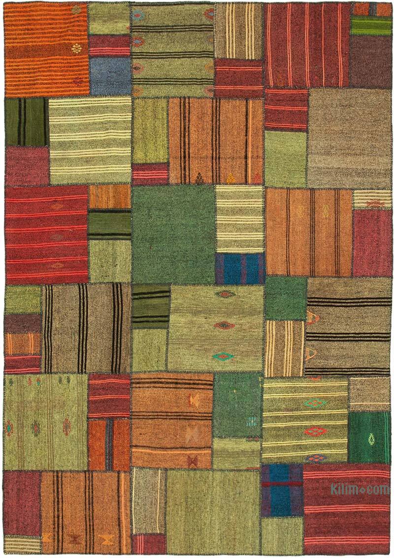 Alfombra Kilim De Retazos - 248 cm x 351 cm - K0058583