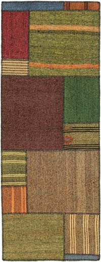 Patchwork Kilim Runner - 2' 9" x 7' 3" (33" x 87")