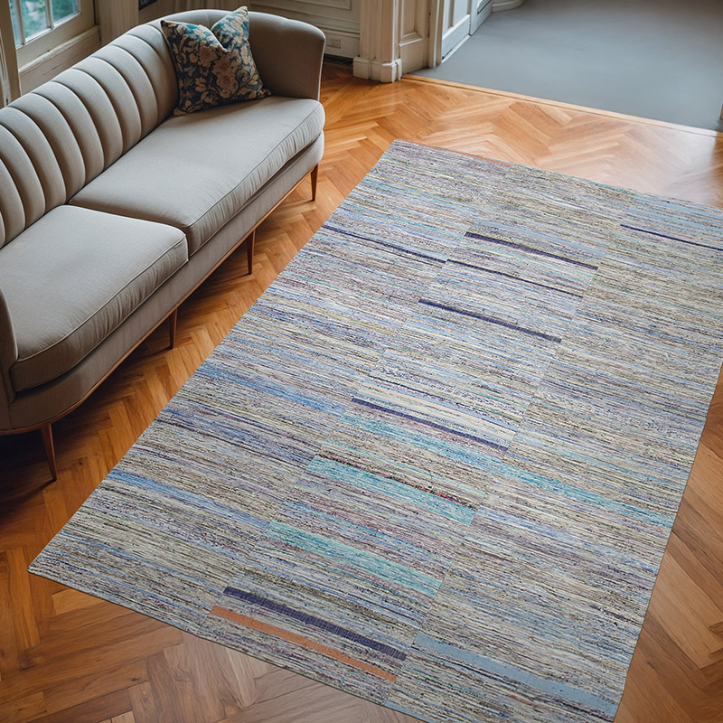 Alfombra Kilim De Retazos - 197 cm x 300 cm - K0058599